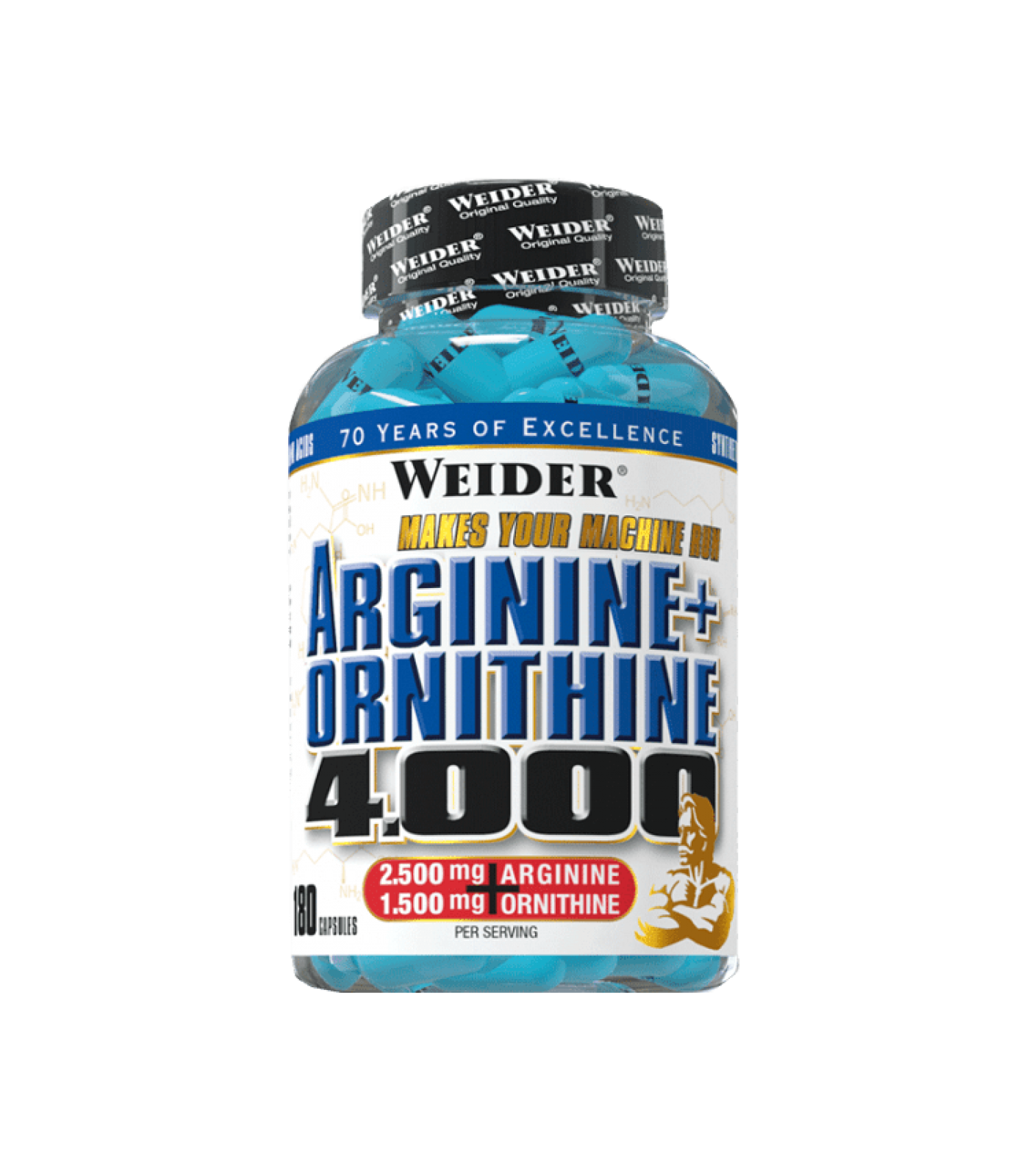 WEIDER Arginine Plus Ornithine 4.000 – 180 caps